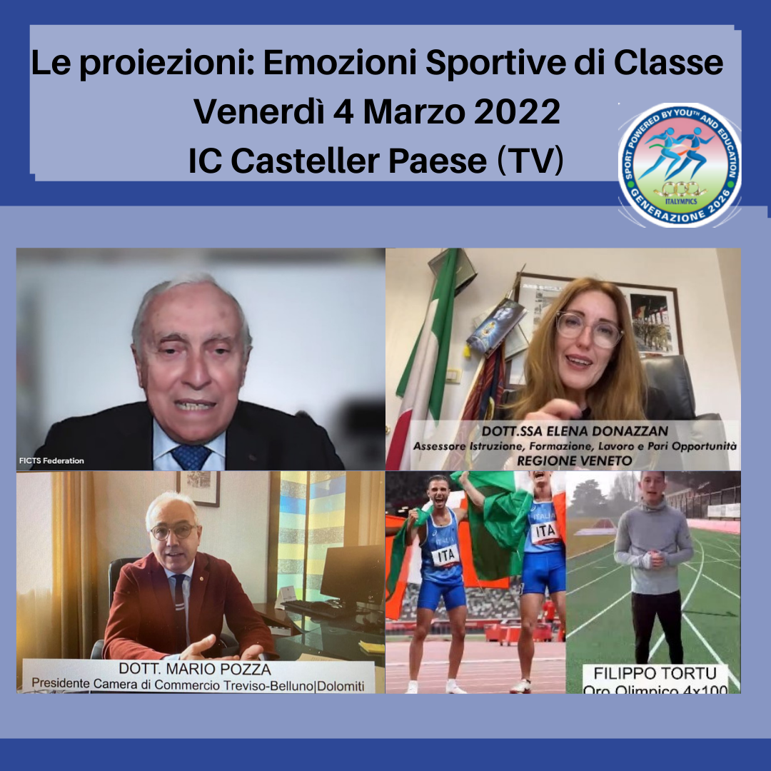 The Projections: Sporting Emotions of Class | Generation 2026 meets IC Casteller Paese