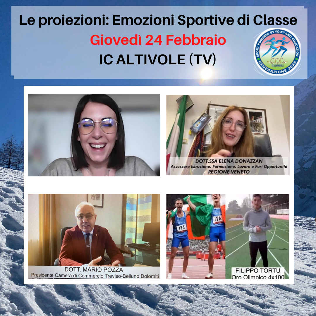 Projections: Sporting Emotions of Class | Generation 2026 meets the Istituto Comprensivo ALTIVOLE (TV)