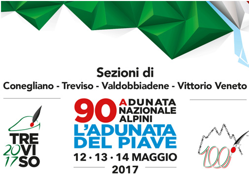 Gli appuntamenti di “Aspettando l’Adunata” a Treviso dal 12 al 14 maggio 2017