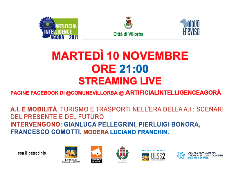 Che tipo di intelligenza è quella dell’Intelligenza Artificiale?
A.I. mobilità. Turismo e trasporti.