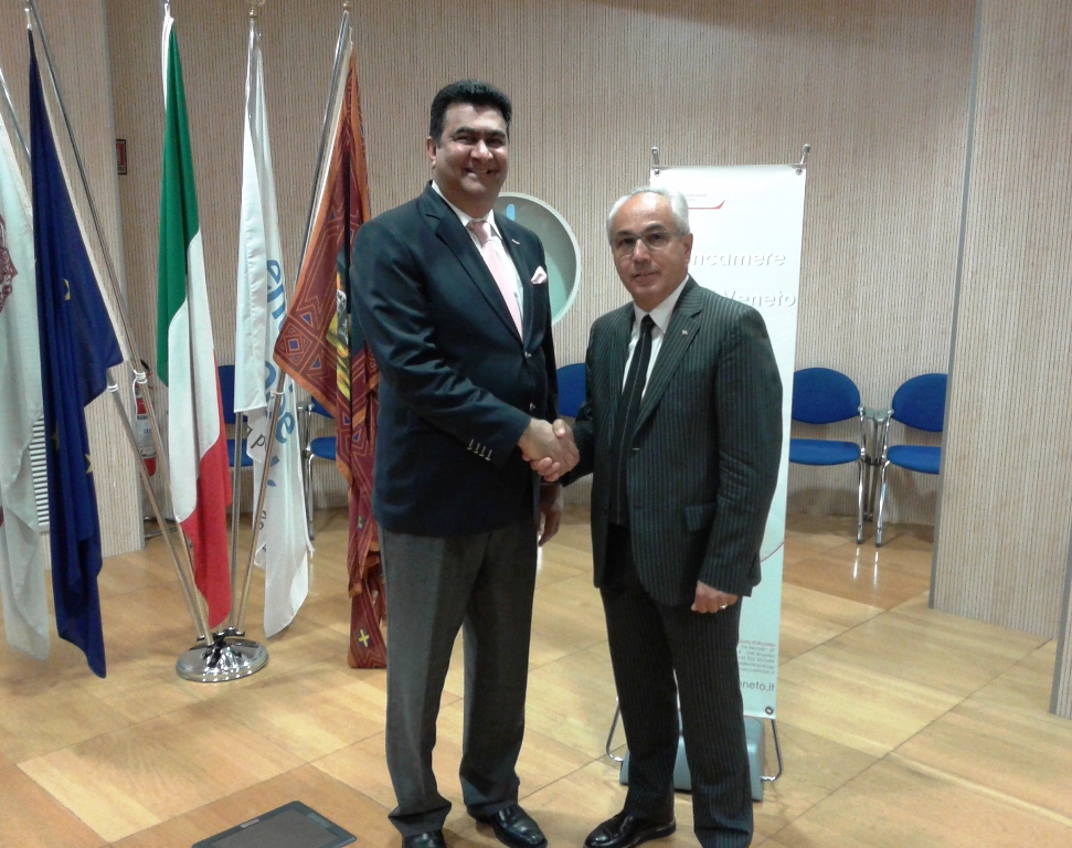 Il Presidente Pozza incontra Shirish M. Soni, ambasciatore sudafrica