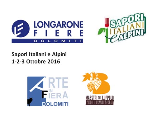 Sabato 1 ottobre a Longarone fiere Dolomiti l’apertura della 16. Edizione di Sapori Italiani con i maestri del luppolo.