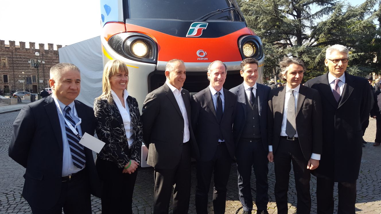 Rock e Pop: cambia la musica per chi viaggia in treno. i nuovi e moderni convogli presentati a Verona