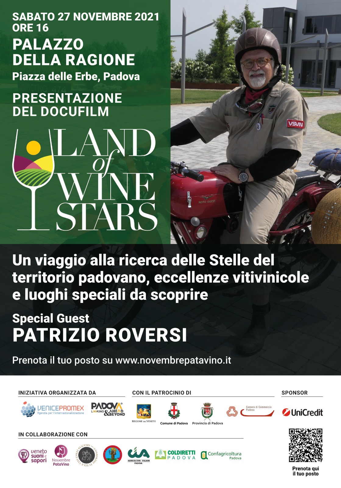 Land of Wine Stars special guest Patrizio Roversi