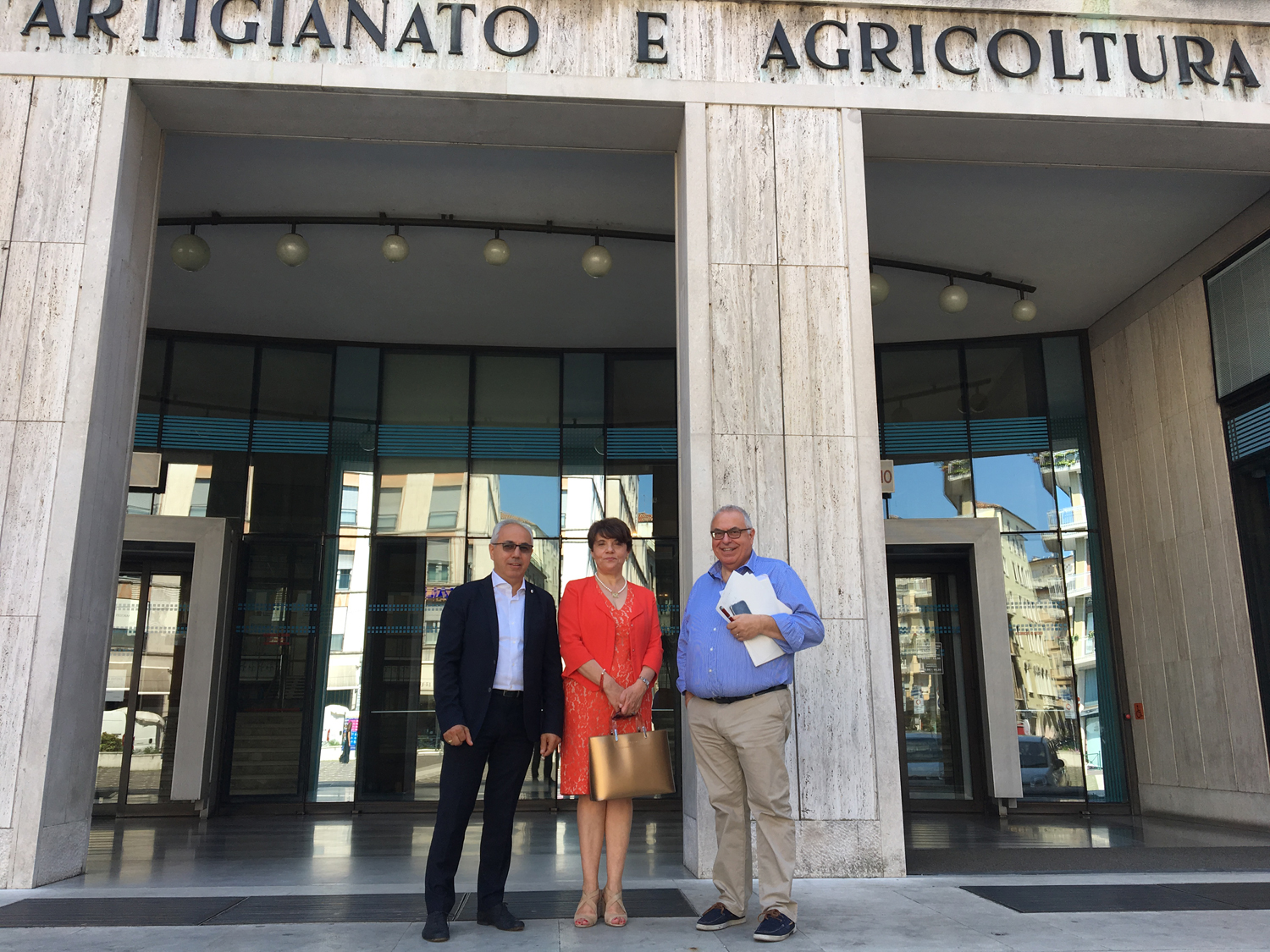 Il neo Prefetto eletto Maria Rosaria Laganà incontra il Presidente Pozza nella sede della Camera di Commercio