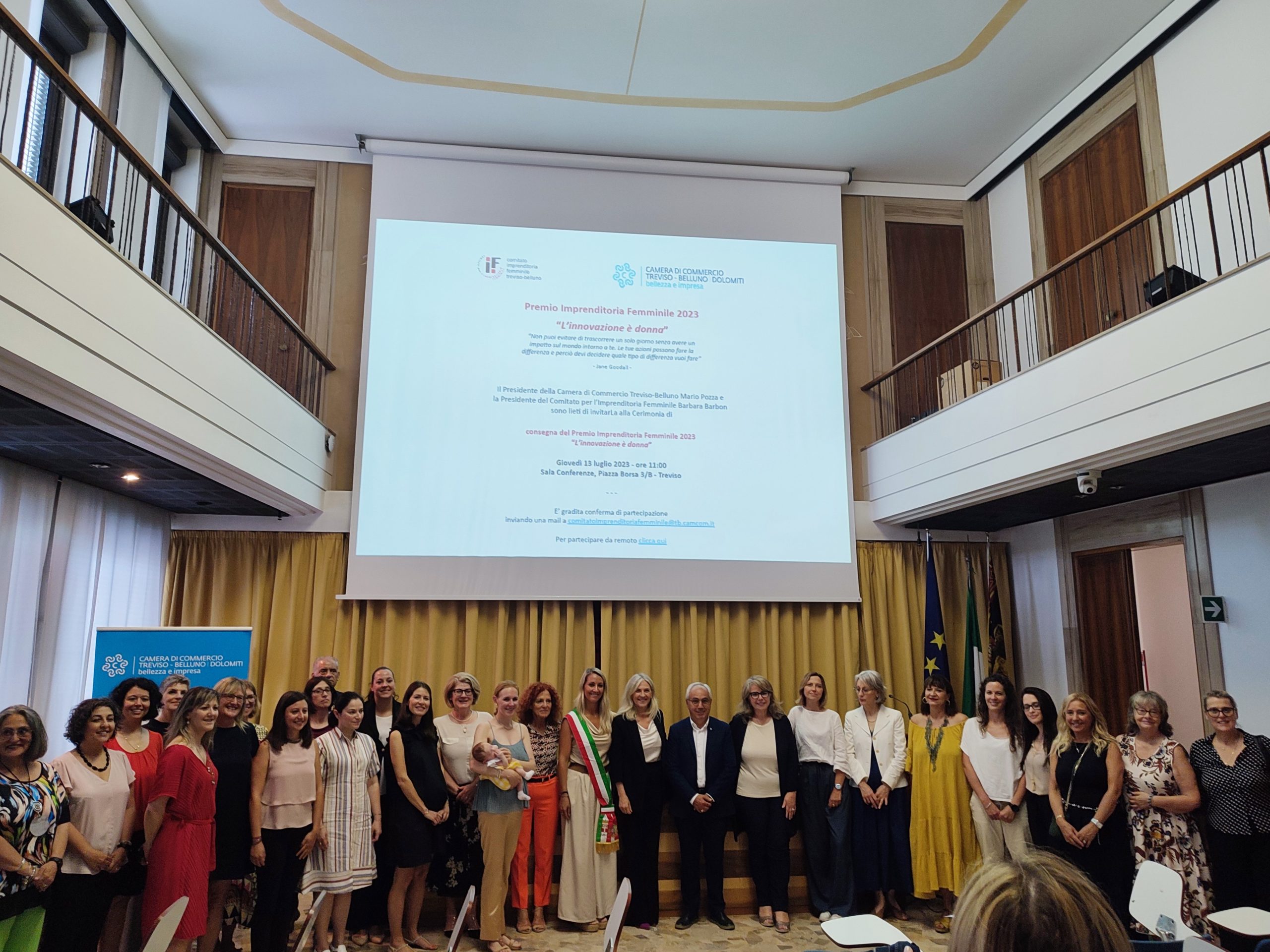 CCIAA TV BL premio imprenditoria femminile 2023