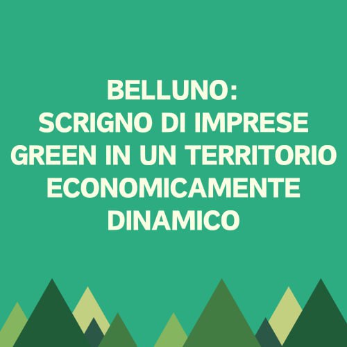 Belluno: scrigno di imprese green in un territorio economicamente dinamico