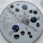 Foto che raffigura l'installazione che rappresenta una mappa di Dosoledo