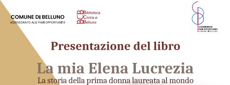 Disposizione loghi Assessorato alle Pari Opportunità, la Commissione Pari Opportunità del Comune di Belluno e la Biblioteca Civica