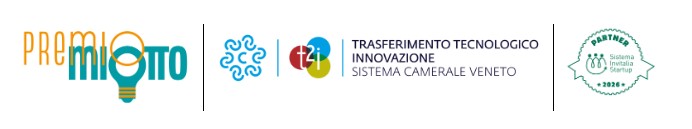 Disposizione loghi t2i - trasferimento tecnologico e innovazionE. Premio-Startup-dimpresa-Luciano-Miotto-t2i