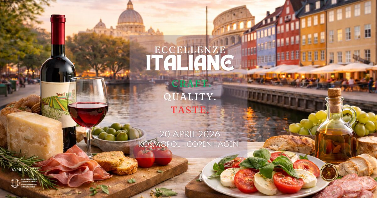 Locandina evento eccellenze italiane - Danitacom