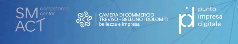 Disposizione loghi CCIAA, Smact competence center e PID punto d'impresa digitale