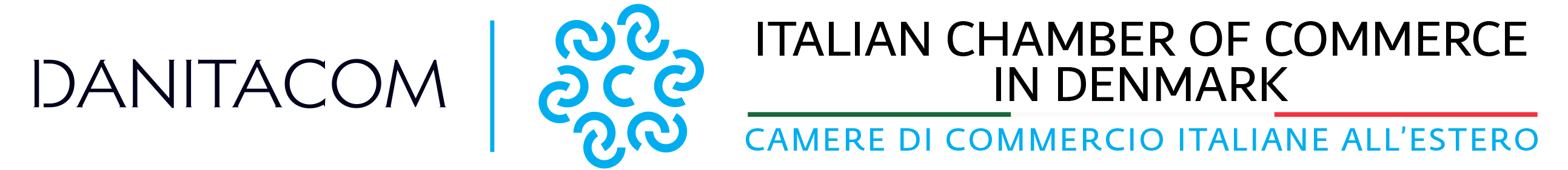 Disposizione loghi Danitacom - Camera di Commercio Italiana in Danimarca