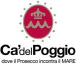 logo ca del poggio - dove il prosecco incontra il mare logo ca del poggio - dove il prosecco incontra il mare