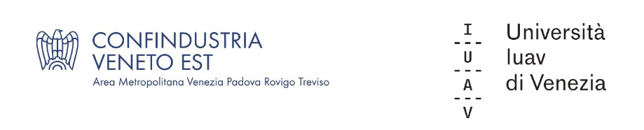 disposizione loghi Confindustria veneto est e IUAV