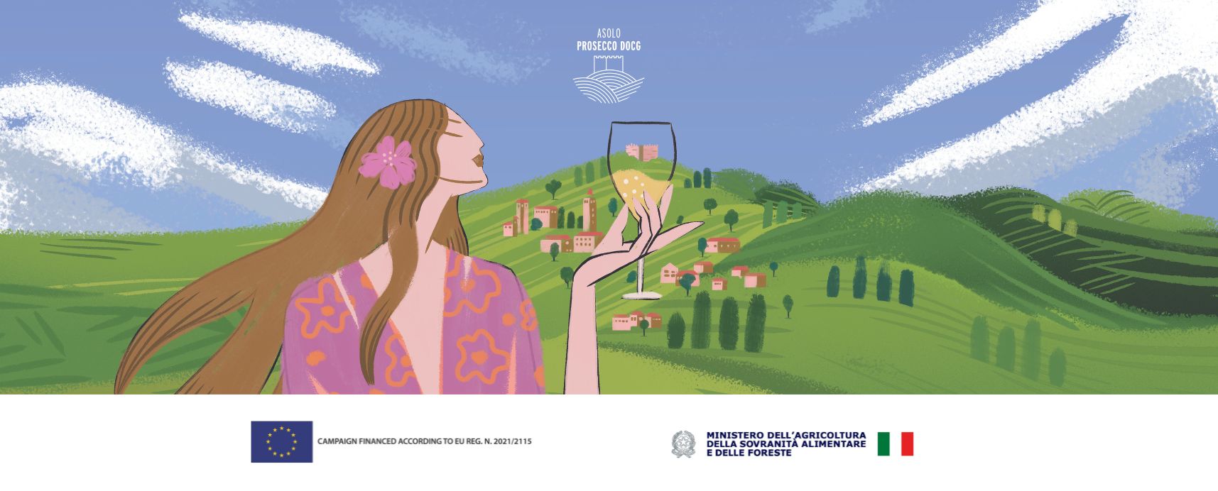 Locandina evento 23 giugno 2026 alla Camera di Commercio Italiana per la Svizzera. Masterclass Asolo Prosecco Docg