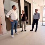 Il Sindaco di Treviso Mario Conte, il Presidente della Camera di Commercio di Treviso-Belluno | Dolomiti Francesco De Bettin e il Segretario Generale f.f. Francesco Rossato durante il sopralluogo a Palazzo Da Borso